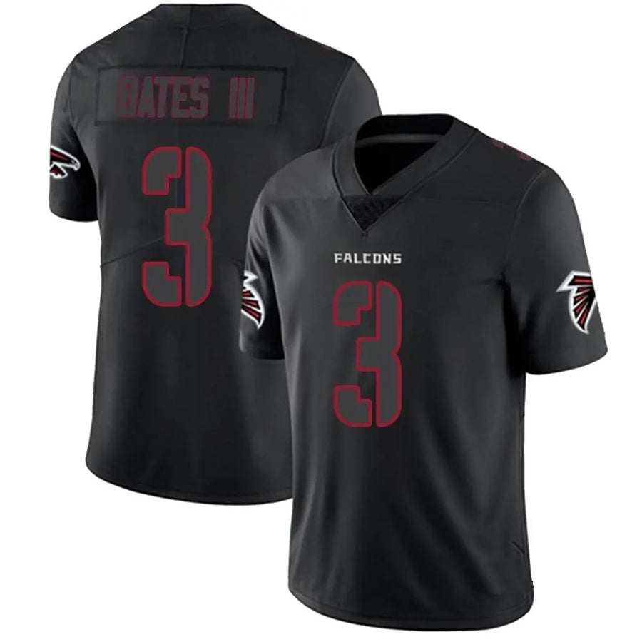Fenge A.Falcons #3 Jessie Bates III Player Black Impact Limited Stitched Jerseys