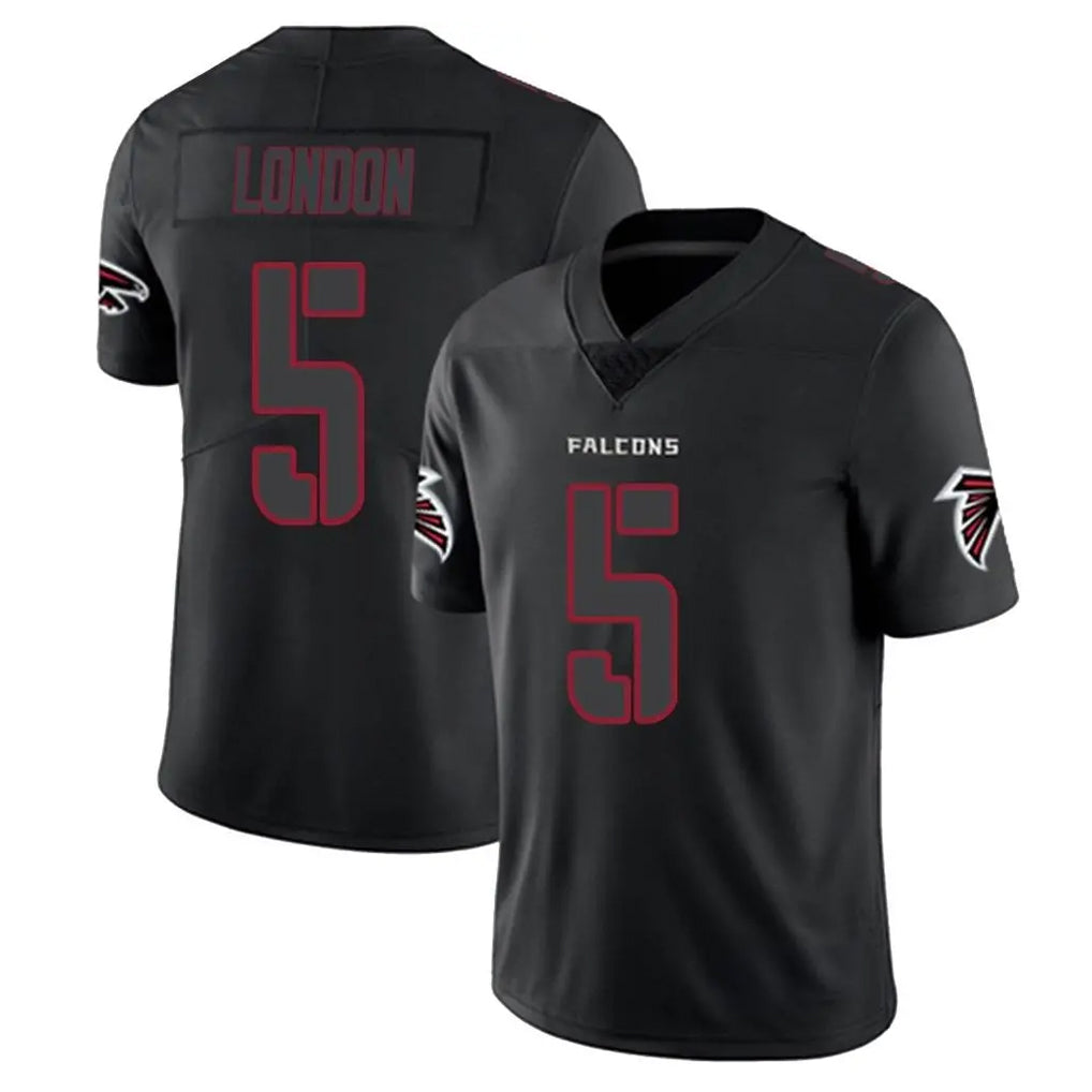 Fenge A.Falcons #5 Drake London Player Black Impact Limited Stitched Jerseys