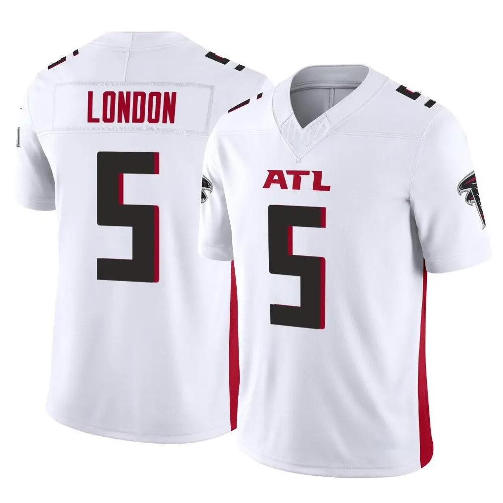 Fenge A.Falcons #5 Drake London Player White Vapor F.U.S.E. Limited Home Game Stitched Jerseys