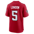 Fenge A.Falcons #5 Drake London Red Game Stitched Jerseys