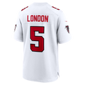 Fenge A.Falcons #5 Drake London White Game Stitched Jerseys