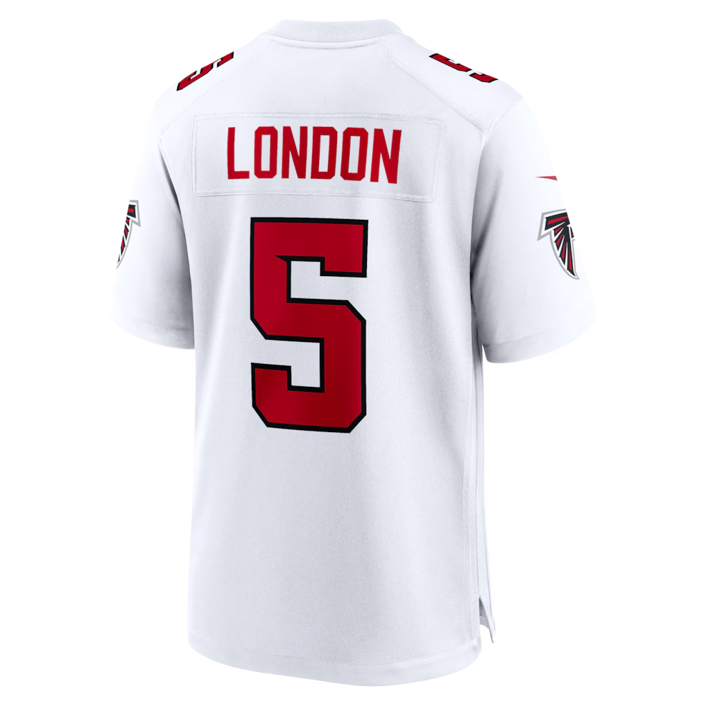 Fenge A.Falcons #5 Drake London White Game Stitched Jerseys