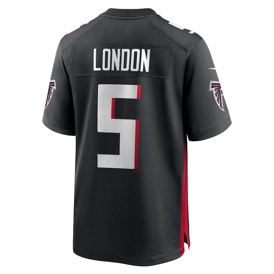 Fenge A.Falcons #5 Drake London Player Black Home Game  Stitched Jerseys