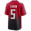 Fenge A.Falcons #5 Drake London Player Red Home Game Stitched Jerseys