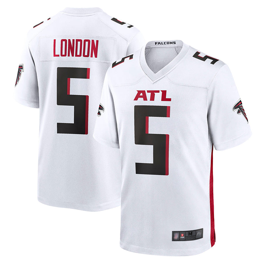 Fenge A.Falcons #5 Drake London Player White Game Stitched Jerseys