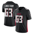 Fenge A.Falcons #63 Chris Lindstrom Player Black Vapor Untouchable Limited Home Game Stitched Jerseys