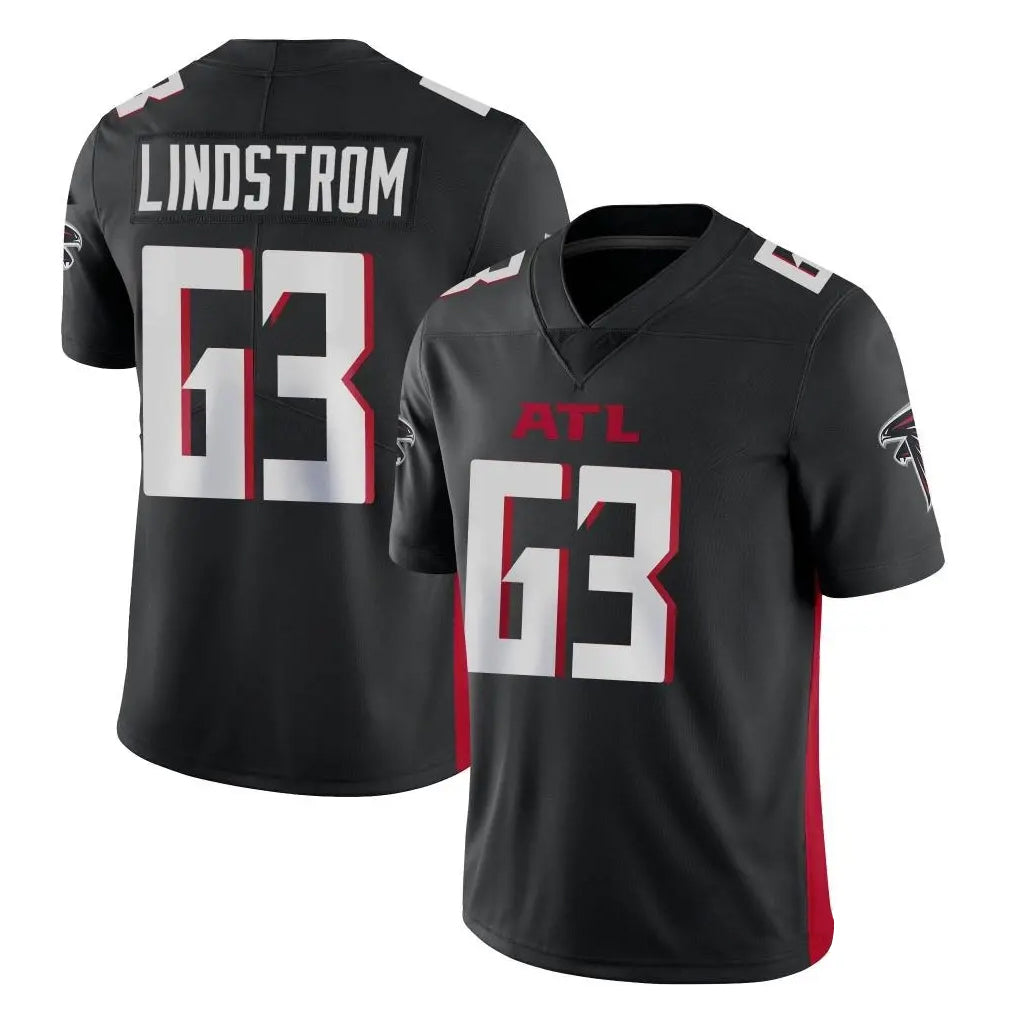 Fenge A.Falcons #63 Chris Lindstrom Player Black Vapor Untouchable Limited Home Game Stitched Jerseys