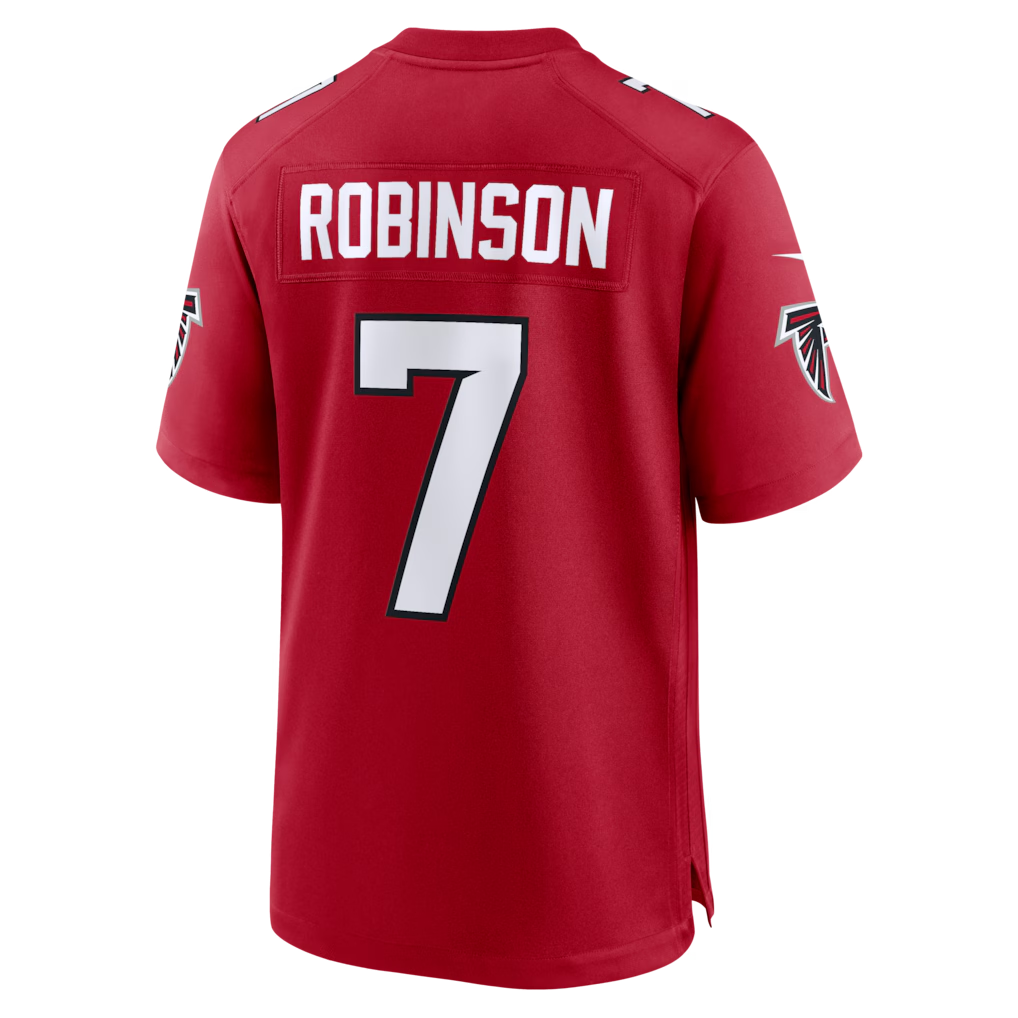 Fenge A.Falcons #7 Bijan Robinson Red Game Stitched Jerseys