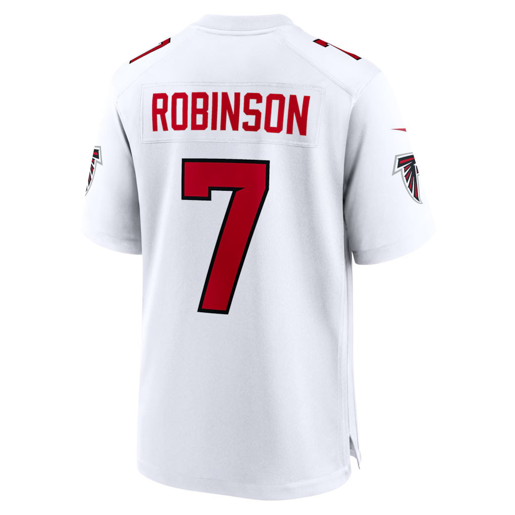 Fenge A.Falcons #7 Bijan Robinson White Game Stitched Jerseys
