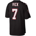 Fenge A.Falcons #7 Michael Vick Mitchell & Ness Black Legacy Replica Stitched Jerseys