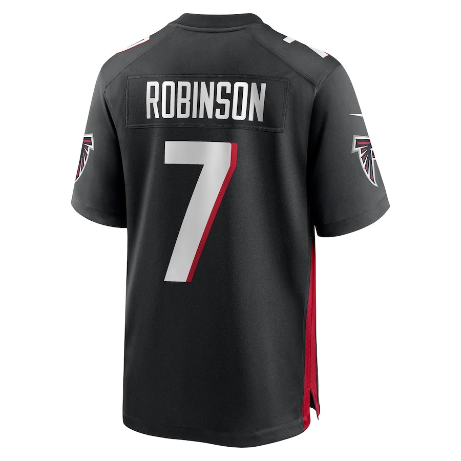 Fenge A.Falcons #7 Bijan Robinson Player Black Game Home Stitched Jerseys