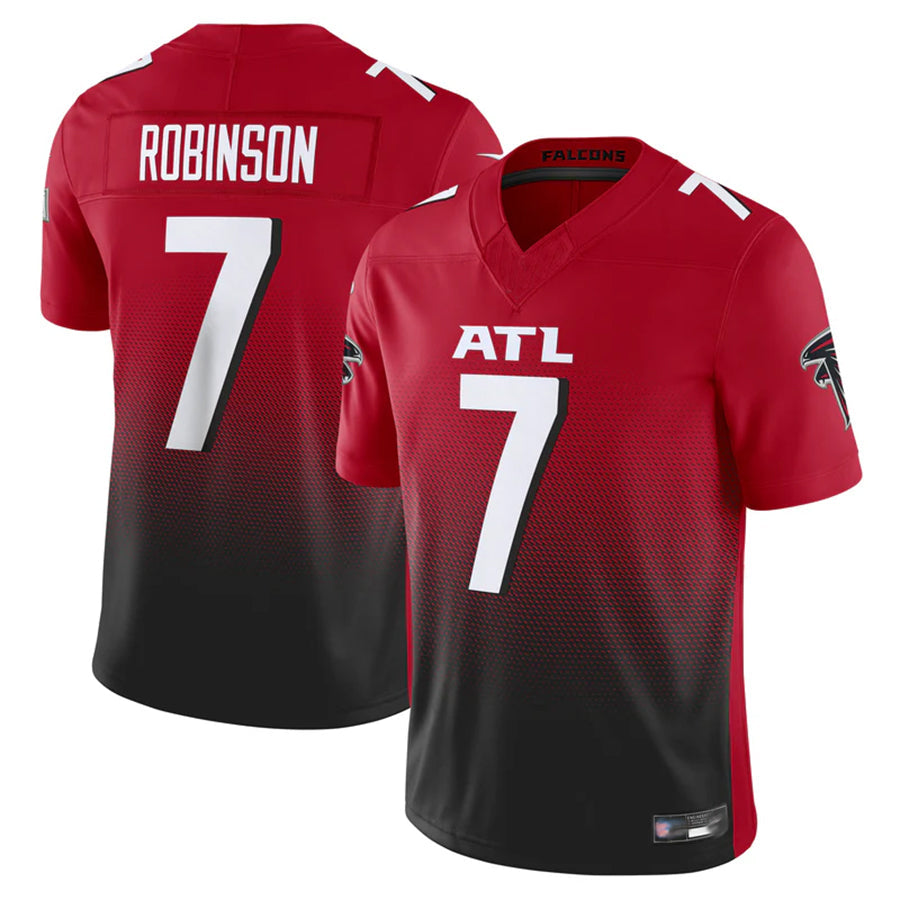 Fenge A.Falcons #7 Bijan Robinson Player Red Vapor F.U.S.E. Limited Stitched Jerseys