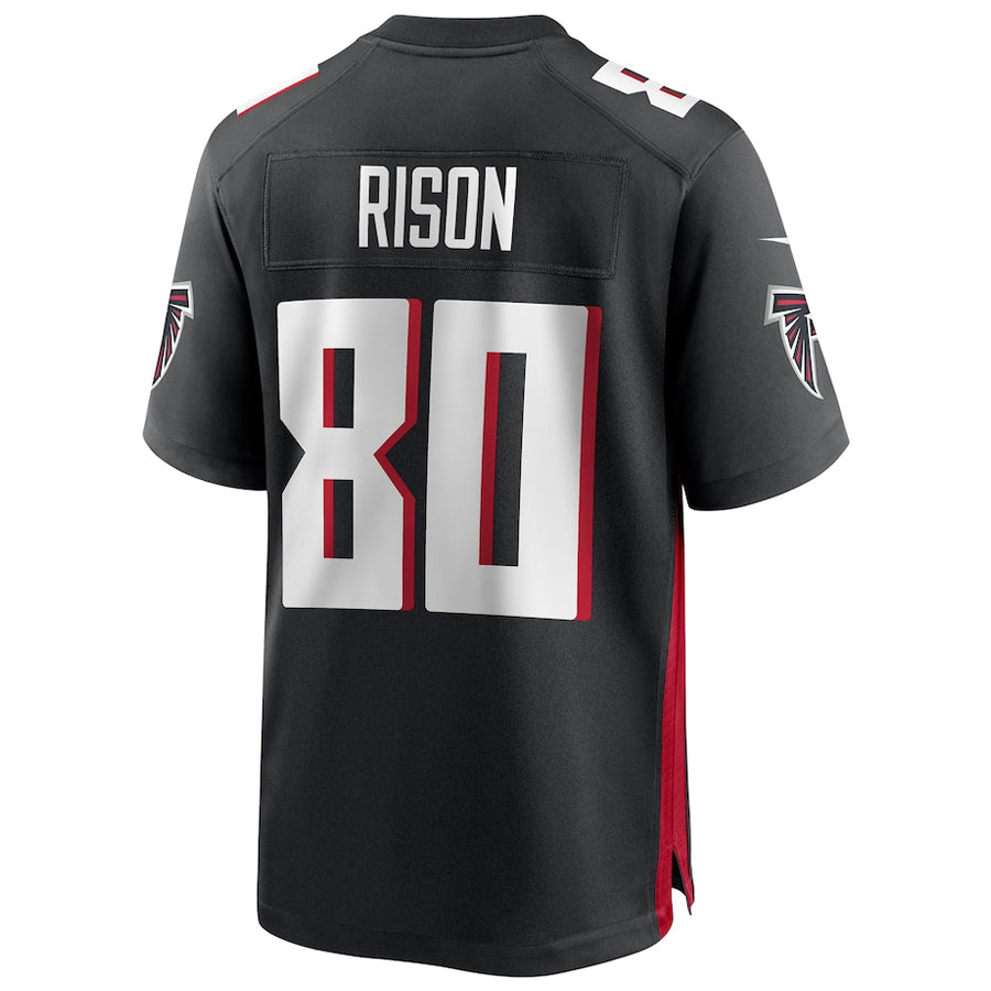 Fenge A.Falcons #80 Andre Rison Player Black Home Game Stitched Jerseys