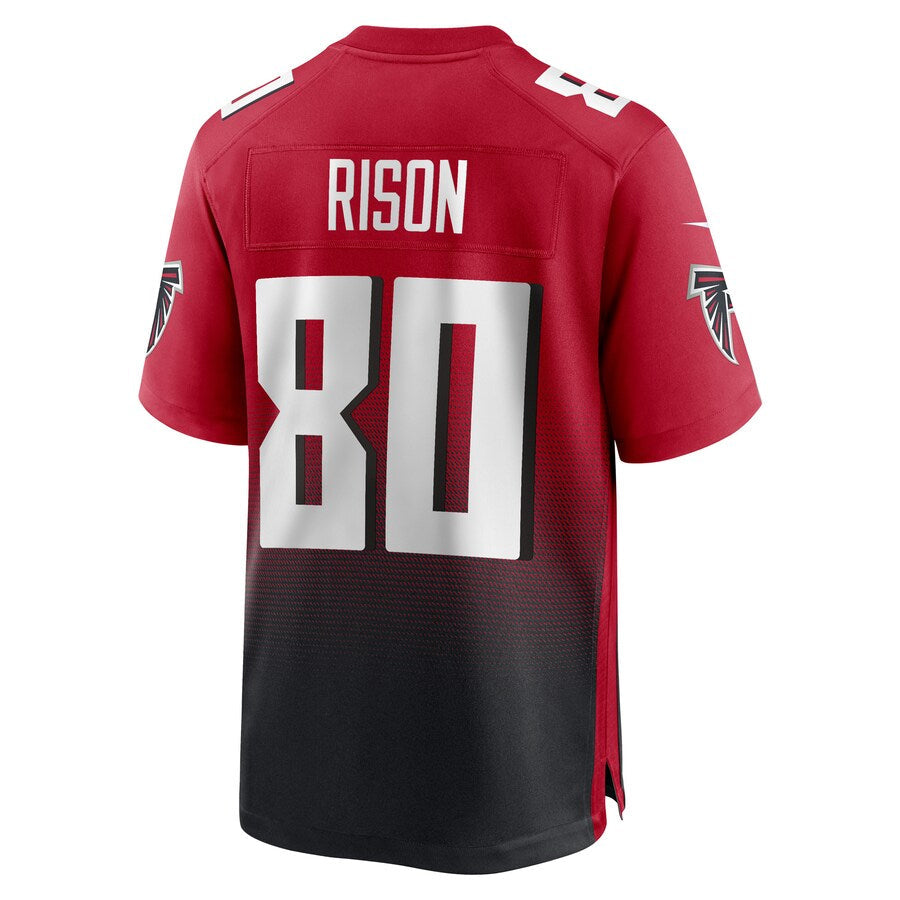 Fenge A.Falcons #80 Andre Rison Player Red Home Game Stitched Jerseys