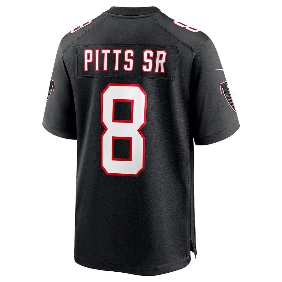 Fenge A.Falcons #8 Kyle Pitts Sr. Player Black Alternate Game Stitched Jerseys