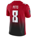 Fenge A.Falcons #8 Kyle Pitts Sr. Player Red Vapor F.U.S.E. Limited Stitched Jerseys