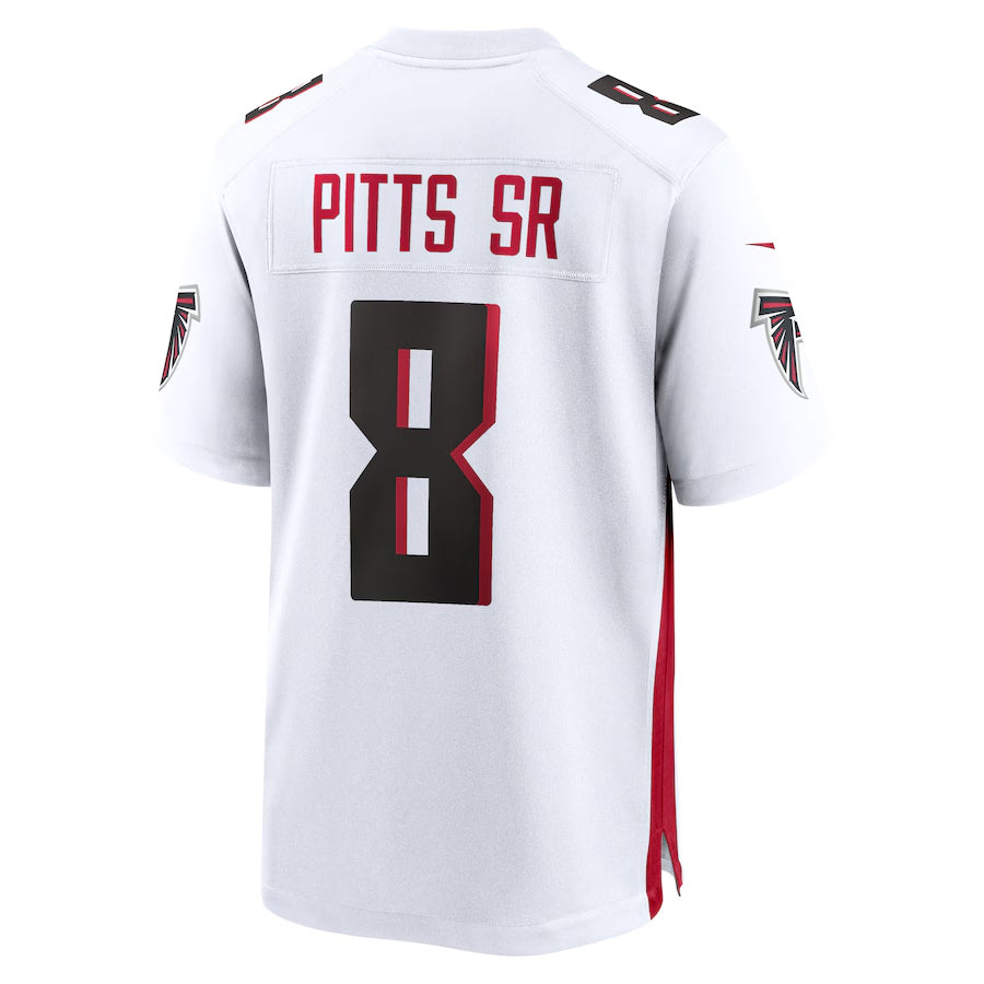 Fenge A.Falcons #8 Kyle Pitts Sr. Player White Home Game Stitched Jerseys