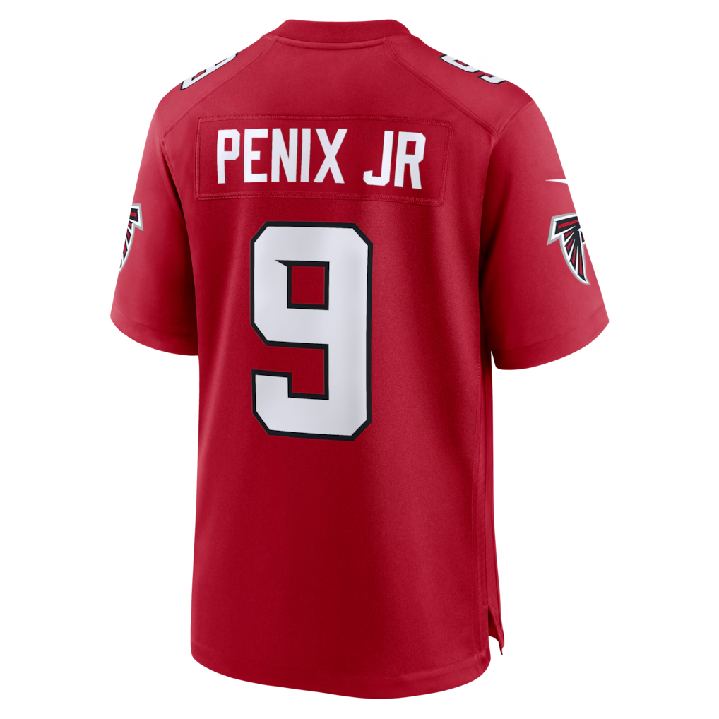 Fenge A.Falcons #9 Michael Penix Jr. Red Game Stitched Jerseys