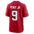 Fenge A.Falcons #9 Michael Penix Jr. Red Game Stitched Jerseys