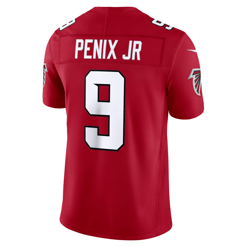 Fenge A.Falcons #9 Michael Penix Jr. Red Team Vapor F.U.S.E. Limited Stitched Jerseys