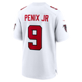 Fenge A.Falcons #9 Michael Penix Jr. White Game Stitched Jerseys
