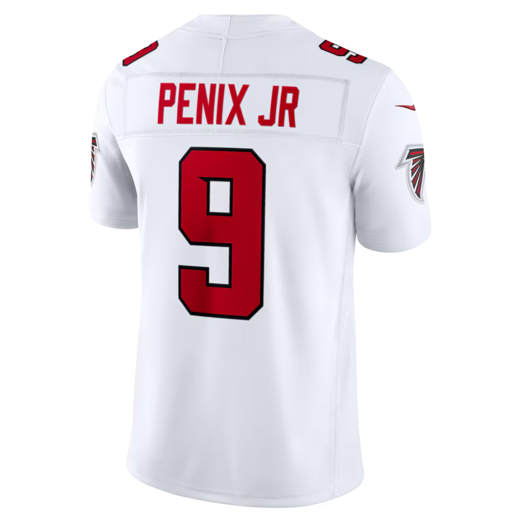 Fenge A.Falcons #9 Michael Penix Jr. White Vapor F.U.S.E. Limited Stitched Jerseys