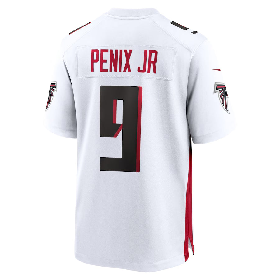 Fenge A.Falcons #9 Michael Penix Jr. Player White Home Game Stitched Jerseys