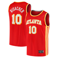 Fenge A.Hawks #10 Zaccharie Risacher Red 2024 Draft Fast Break Player Jerseys - Icon Edition