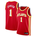 Fenge A.Hawks #1 Jalen Johnson Red Swingman Jerseys - Icon Edition