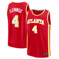 Fenge A.Hawks #4 Kingston Flemings Red 2026 Draft First Round Pick Fast Break Jerseys - Icon Edition