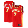 Fenge A.Hawks #7 Nickeil Alexander-Walker Red Fast Break Replica Jerseys - Icon Edition