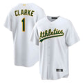 Fenge Athletics #1 Denzel Clarke player White Home 2026 Official Stitched Jersey