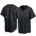 Fenge Athletics #22 Jeff McNeil player Black Replica Pitch Fashion Stitched Jersey