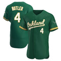 Fenge Athletics #4 Lawrence Butler player Green Authentic Kelly Alternate Stitched Jersey