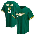 Fenge Athletics #5 Jacob Wilson Green Kelly Alternate Stitched Jersey