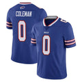 Fenge B.Bills #0 Keon Coleman Player Royal Vapor Untouchable Limited Stitched Jerseys