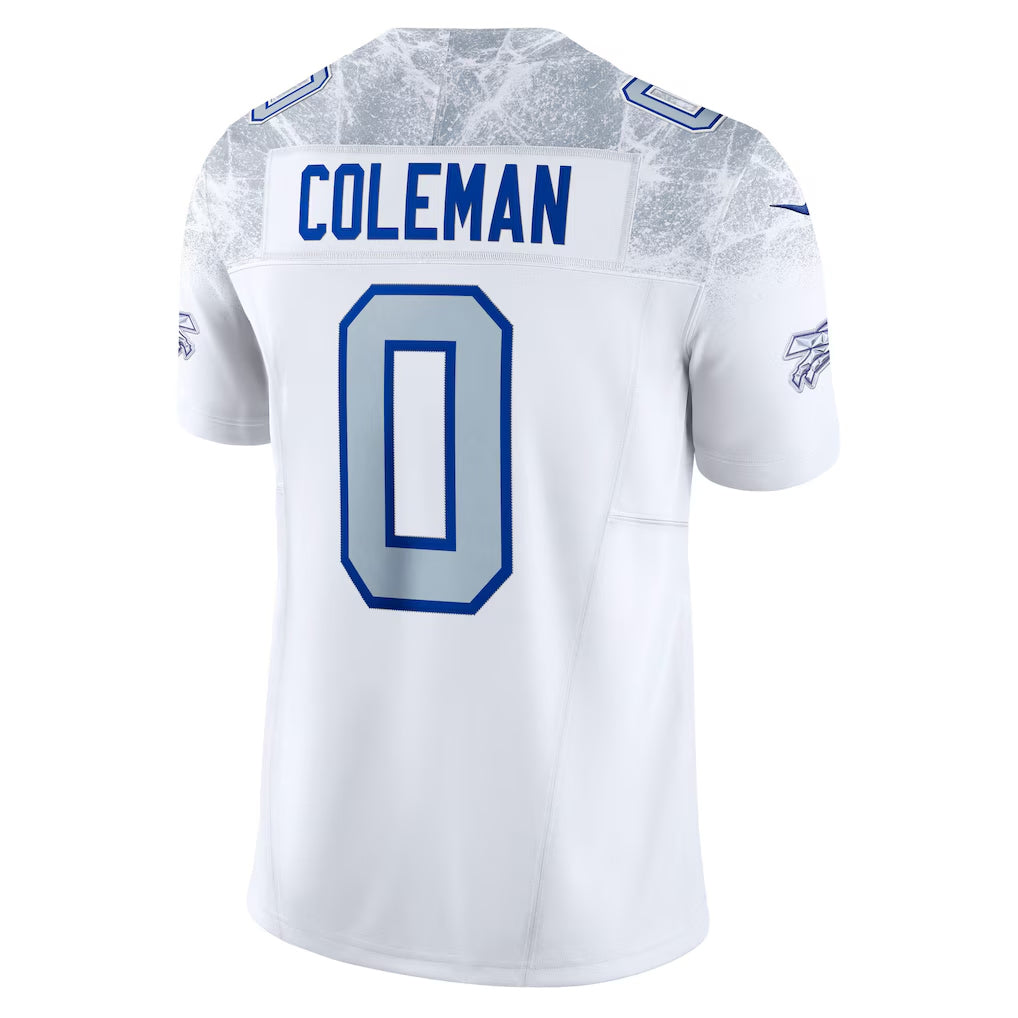 Fenge B.Bills #0 Keon Coleman Player White Rivalries Collection Limited Stitched Jerseys