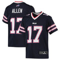 Fenge B.Bills #17 Josh Allen Player Navy Inverted  Game Stitched Jerseys
