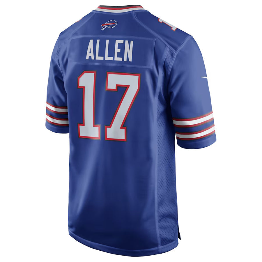 Fenge B.Bills #17 Josh Allen Player Royal Team Game  Stitched Jerseys