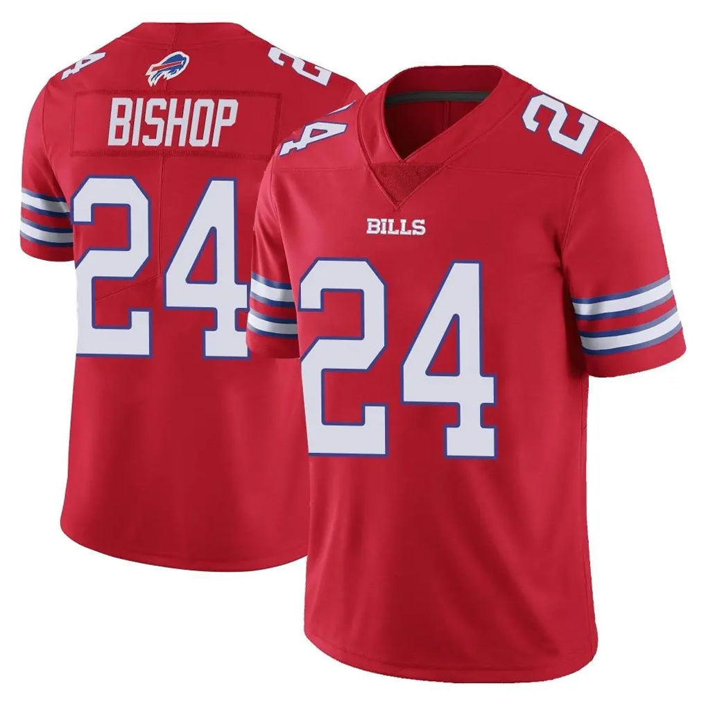 Fenge B.Bills #24 Cole Bishop Player Red Vapor Untouchable Limited Home Game Stitched Jerseys