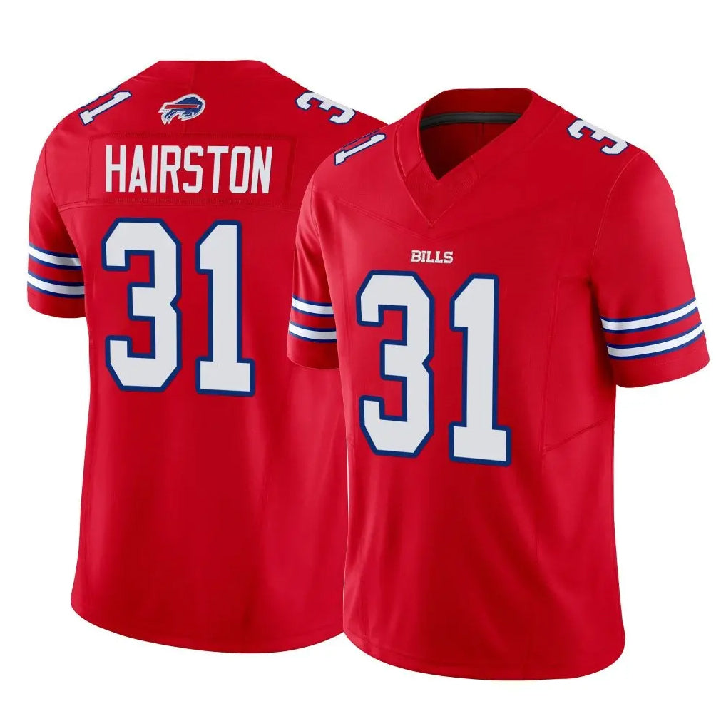 Fenge B.Bills #31 Maxwell Hairston Player Red Vapor F.U.S.E. Limited Home Game Stitched Jerseys