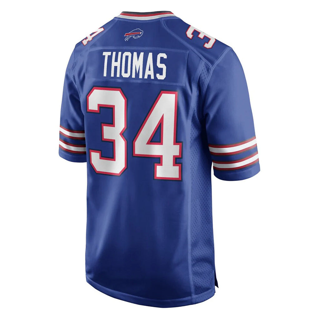 Fenge B.Bills #34 Thurman Thomas Player Royal Home Game Stitched Jerseys