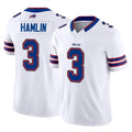 Fenge B.Bills #3 Damar Hamlin Player White Vapor F.U.S.E. Limited Stitched Jerseys