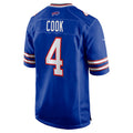 Fenge B.Bills #4 James Cook Player Royal Home Game Stitched Jerseys