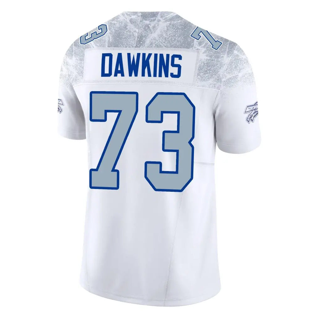 Fenge B.Bills #73 Dion Dawkins Benford Player White Rivalries Collection Limited Home Game Stitched Jerseys