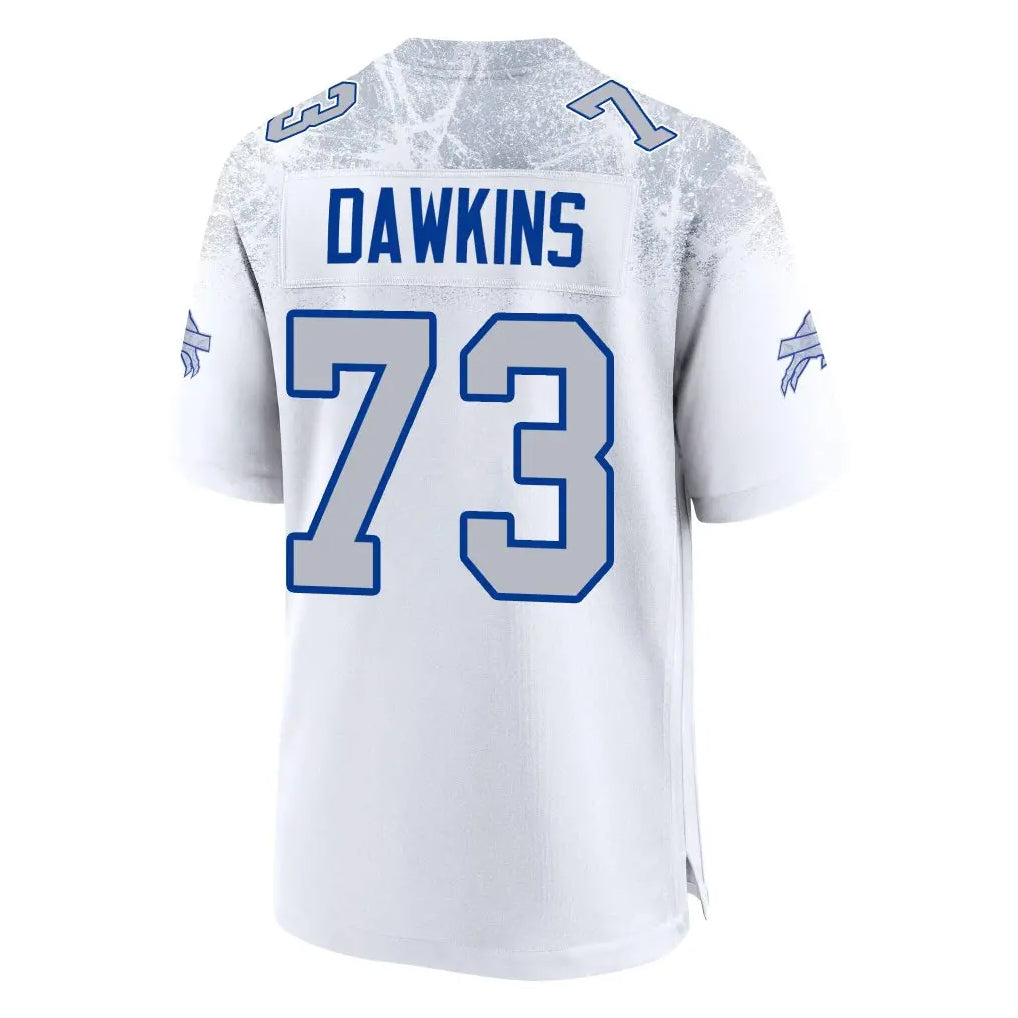 Fenge B.Bills #73 Dion Dawkins Benford Player White Rivalries Collection Limited Stitched Jerseys
