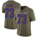 Fenge B.Bills #73 Dion Dawkins Player Olive Salute To Service Limited  Stitched Jerseys