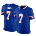 Fenge B.Bills #7 Ray Davis Player Royal Vapor F.U.S.E. Limited Game Stitched Jerseys
