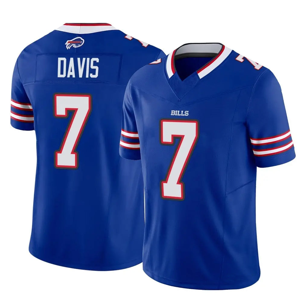 Fenge B.Bills #7 Ray Davis Player Royal Vapor F.U.S.E. Limited Game Stitched Jerseys