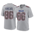 Fenge B.Bills #86 Dalton Kincaid Player Gray Fashion Home Game Stitched Jerseys